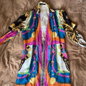 Authentic Versace long button up